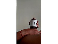 Playing with my fresh toy