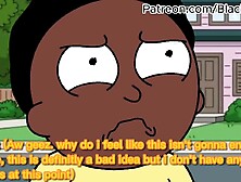Lois Griffin Going Down on Ebony Morty