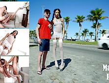 1. 90m Japanese-Brazilian Beauty,  Ob Honey Almost Naked On The