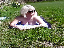 Dana Masturbating In The Sunshine