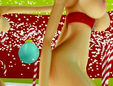 SLS281 XXXmas Bimbo Dancers Ignite Their Unbridled Passion and Luscious Assets in a Scintillating 3D Orgy!