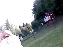 Hardcore Anal Creampie,  Squirting and anal sex in all poses OUTDOORS!