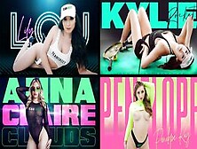 Teamskeet Allstars Compilation With Penelope Kay,  Lily Lou,  Anna Claire Clouds,  Kylie Rocket & More