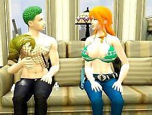 One Piece Hentai Nami Strongly Fucked By Zoro Big Tits Anime Parody