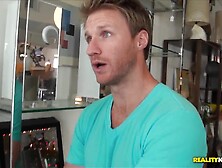 Sultry dark-haired beauty never wears bra