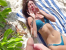 Katty West - Pissed On A Girl On A Public Beach - She Was Shocked! 10 Min