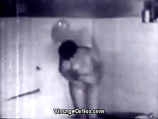 Glamorous Diva Gets Naked And Starts To Masturbate Under The Shower
