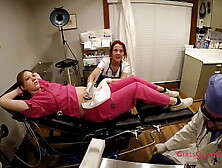 VERY Pregnant Nurse Nova Maverick Sneaks Into Doctor Tampa's Clinic To Use The New Ultrasound Machine To Examine Herself @GirlsG