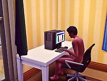 INDIAN MOTHER CATCHES HER INDIAN SON WATCHING PORN AND MASTURBING AND THEN HELPS HIM FOR THE FIRST TIME TO HAVE SEX | THE SIMS f