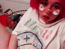 Softcore angel girl plays with her pussy