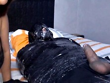 Lalin girl big beautiful woman Femdom: Mummified Sub Sucked,  Slapped,  and Abased