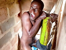 Fresh boy Hiding inside Uncompleted Building doing what he no about