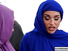 Two Bucks Share A Gorgeous Egyptian Milf - Vivianne De Silva,  Viviane Desilva And De Silva