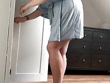 Boned my pure gf while she was getting clothed