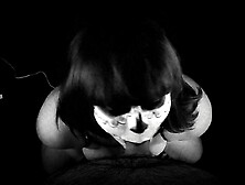 Cumming hard from the Magic wand while his cock is in my throat!