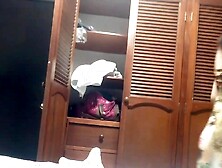 Sexy cutie undresses and records a clip for her lover