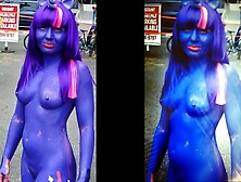 Twilight Sparkle Bodypaint Exhibitionist Cum Tribu