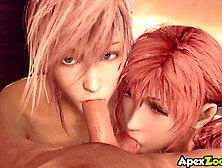 3D Blowjob Collection From Horny 3D Teens