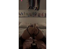 Hot Redhead Masturbates Using Her Sex Machine