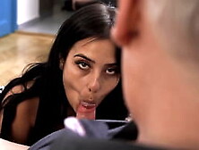 Hot Latin Teen Maria Wars Sucking Grandpa Hans To Heaven!