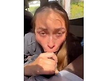 She Enjoys Some Big Dick In The Car