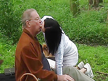 Scandalous Old And Young Fuck At Picnic