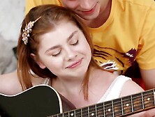 Obese redhead having anal with her BF