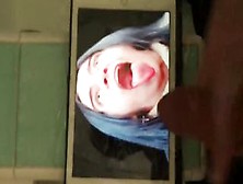 Billie Eilish Cumtribute #3 Tongue Off