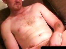 Hairiest Guy Ever - Fast Jerk-Off Session with Hot Jizzy Finish