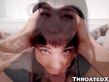 Tattooed Bombshell Charli Chase Gets Her Makeup Ruined By A Huge Load