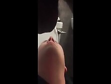 Smearing Poop On A Brunette Slut