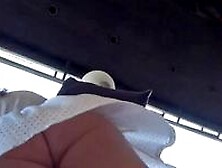 Upskirt Voyeur Teen In Windy Street