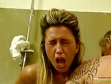 STEPFATHER HARD MOUNTS STEPDAUGHTER in a Hotel BATHROOM!The most Painful and Rough Fuck ever with final Cream-pie: she's NOT ON