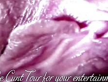 my wifes horny and exposed clit greets you