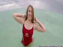 Teen Lifeguard Sucking