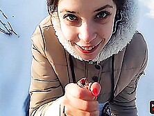 Stranger Girl Gives Extreme Blowjob In Public Park