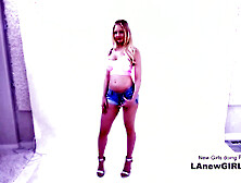 Gorgeous Blonde Fucked By Dad