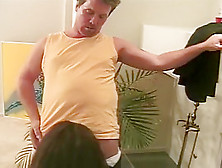 Watch a sexy new starlet get wrecked in a vicious DP