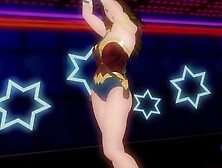 Wonder Woman Sexy Striptease Dance