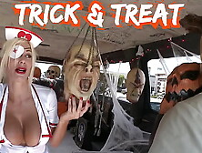 BANGBROS - Halloween Special With Puma Swede On The Bang Bus #FBF