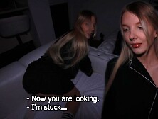 The game of hide and seek ended for the stepsister with the fact that she got stuck...