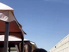 G. O. A. T outside walkaway