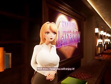 Emilias Playroom [ Asian cartoon game PornPlay ] Ep. one fucking a bunny chick chick in a public restaurant