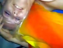 Australian Blonde Enjoys Cock