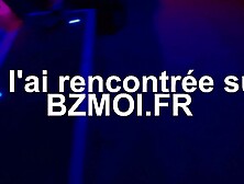 Hot Brunette Babe Gets Fucked in A Nightclub - French MILF Pornstar